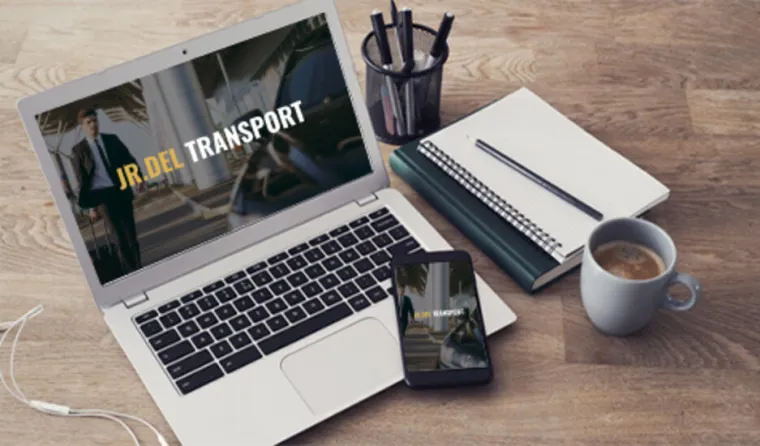 Nouveau support de communication web, Carrières-sur-Seine, JR.DEL TRANSPORT